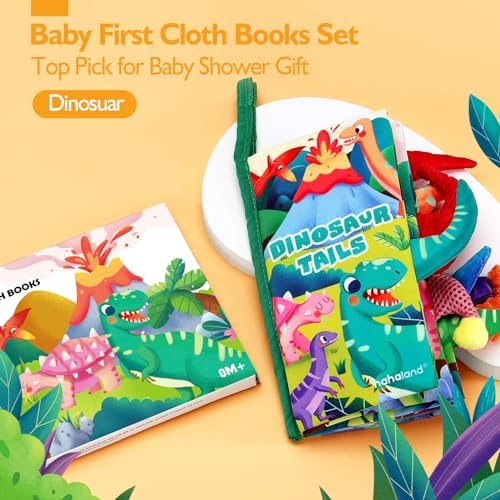 hahaland Baby Books 0-6 Months,Infant Tummy Time Toy High Contrast Sensory Baby Toys 6 to 12 Months Touch Feel Book Gift Christmas Stocking Stuffers for Boy Girl 0-3 Months Book Early Learning Toy - Image 4