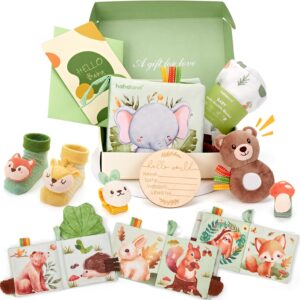 hahaland for Boys Newborn Gender Reveal Gifts Basket Set