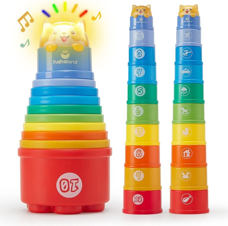 hahaland Stacking Toys for Toddlers 1-3 - Stacking Cups Toddler Toy Age 1-2