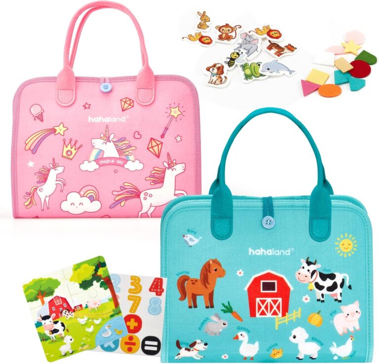 hahaland Busy Book - Unicorns & Farm Animals