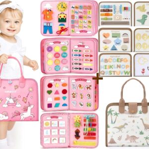 hahaland Unicorns Busy Board and Dinosaur Busy Board
