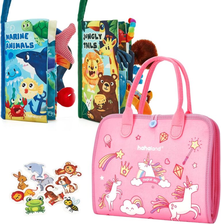 hahaland Baby Toys - Baby Toys 6-12 Months Montessori Girl Birthday Gift Christmas Stocking Stuffers for Boys Girls Early Learning Toy