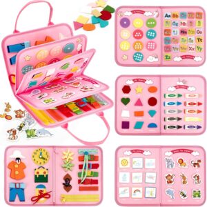 hahaland Busy Board Montessori Toys Busy Book Toddler Girl Gifts Travel Toy