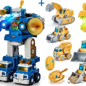 hahaland Take Apart Robot and Dinosaur Toys for Ages 5-7
