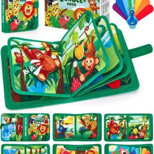 hahaland Busy Book for Toddlers 1-3, Montessori Toys for 1 Year Old Gifts